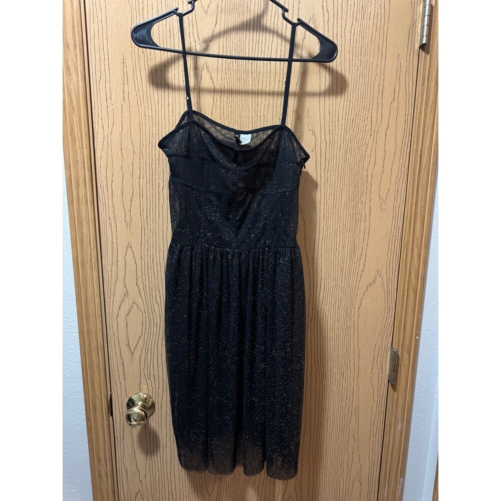 Divided mesh see through dress size 10